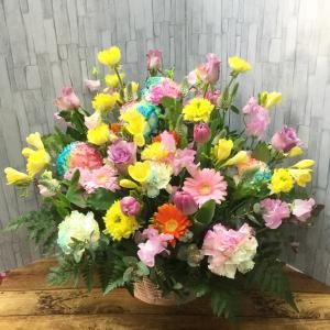 春のアレンジメント｜「花曜日」　（奈良県橿原市の花キューピット加盟店 花屋）のブログ